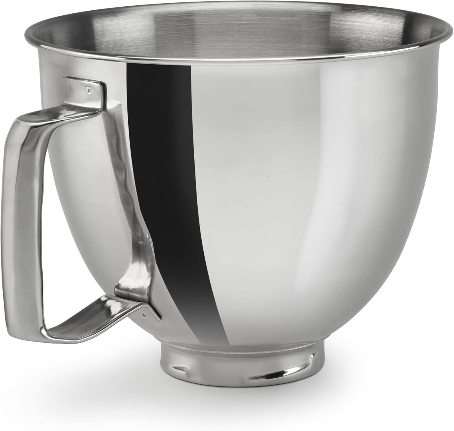 3.5 Quart Polished Stainless Steel Bowl with Handle B1219