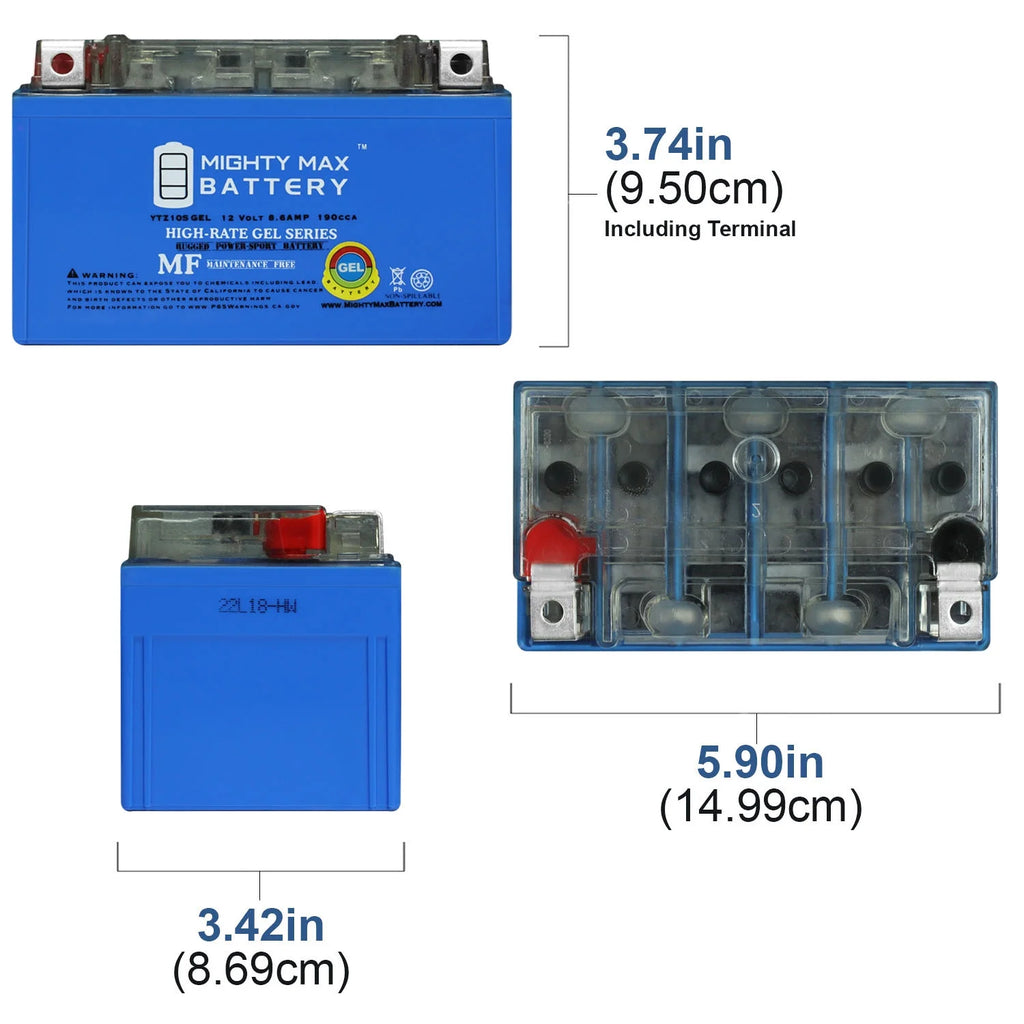 12V 8.6AH 190CCA GEL Battery X9748