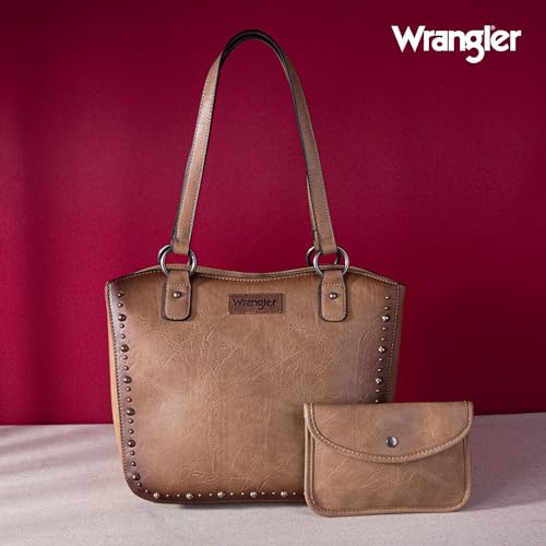 Retro Studded Western Hobo Handbag And Wallet Set M611137