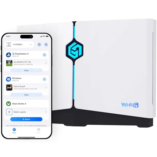 2402Mbps Gaming Router with 5GHz and 2.4GHz WiFi and Ethernet L501884
