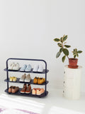 Blue Entryway Rack V2040