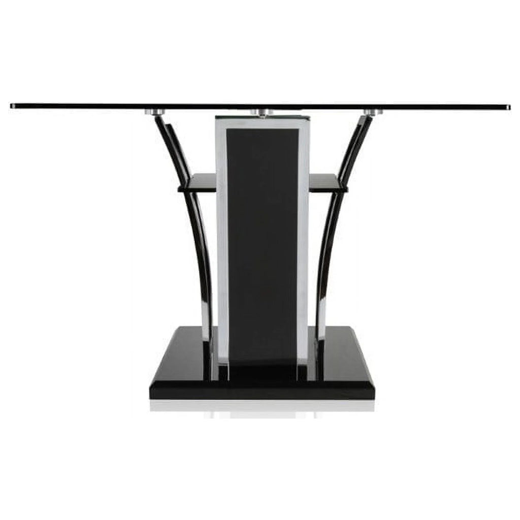 Black Glass Top Dining Table P758826