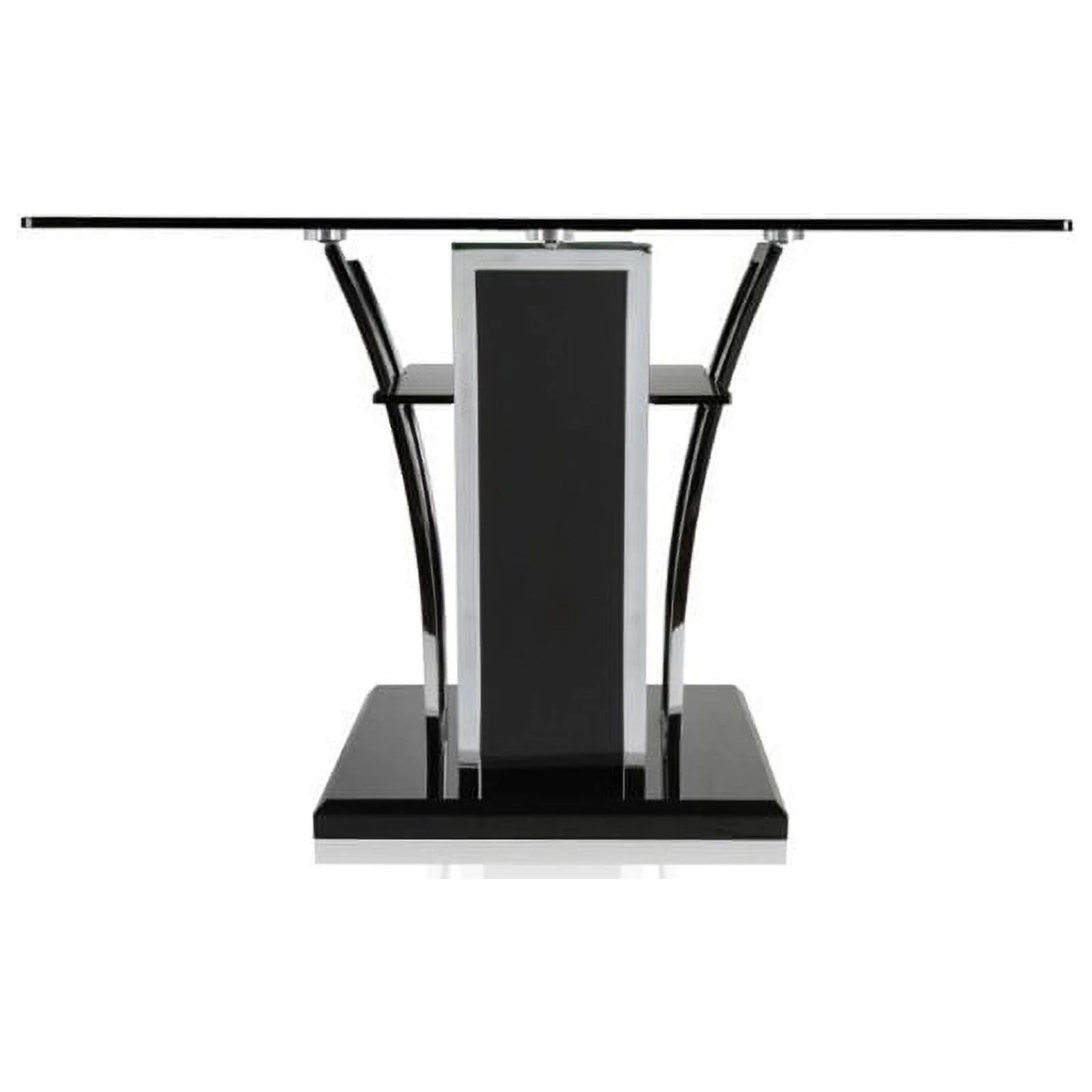 Black Glass Top Dining Table P758826