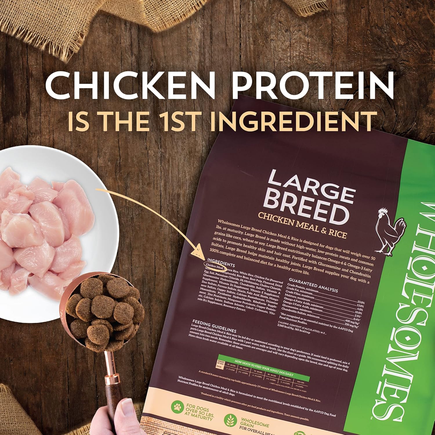 40 Lb. Large Breed Dry Dog Food I863017