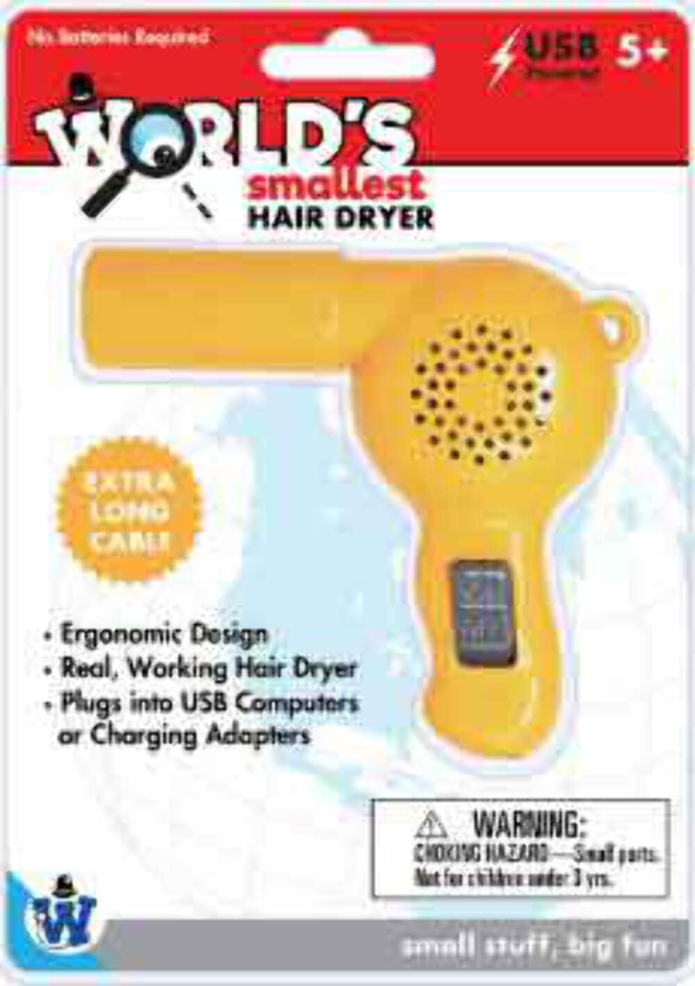 World's Smallest Hair Dryer Z8770