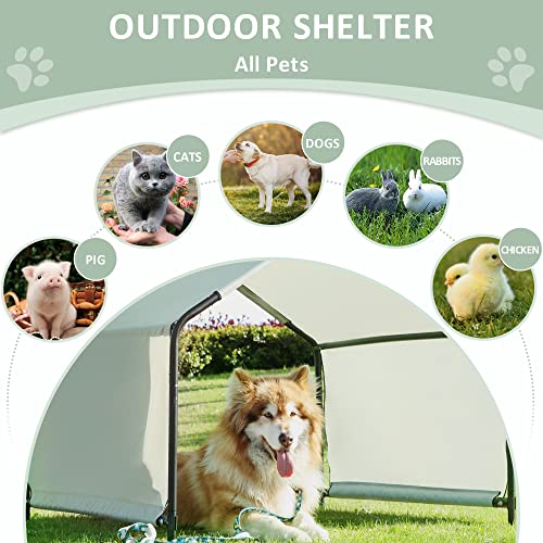 4'x4'x3' Waterproof Outdoor Dog Tent K616766