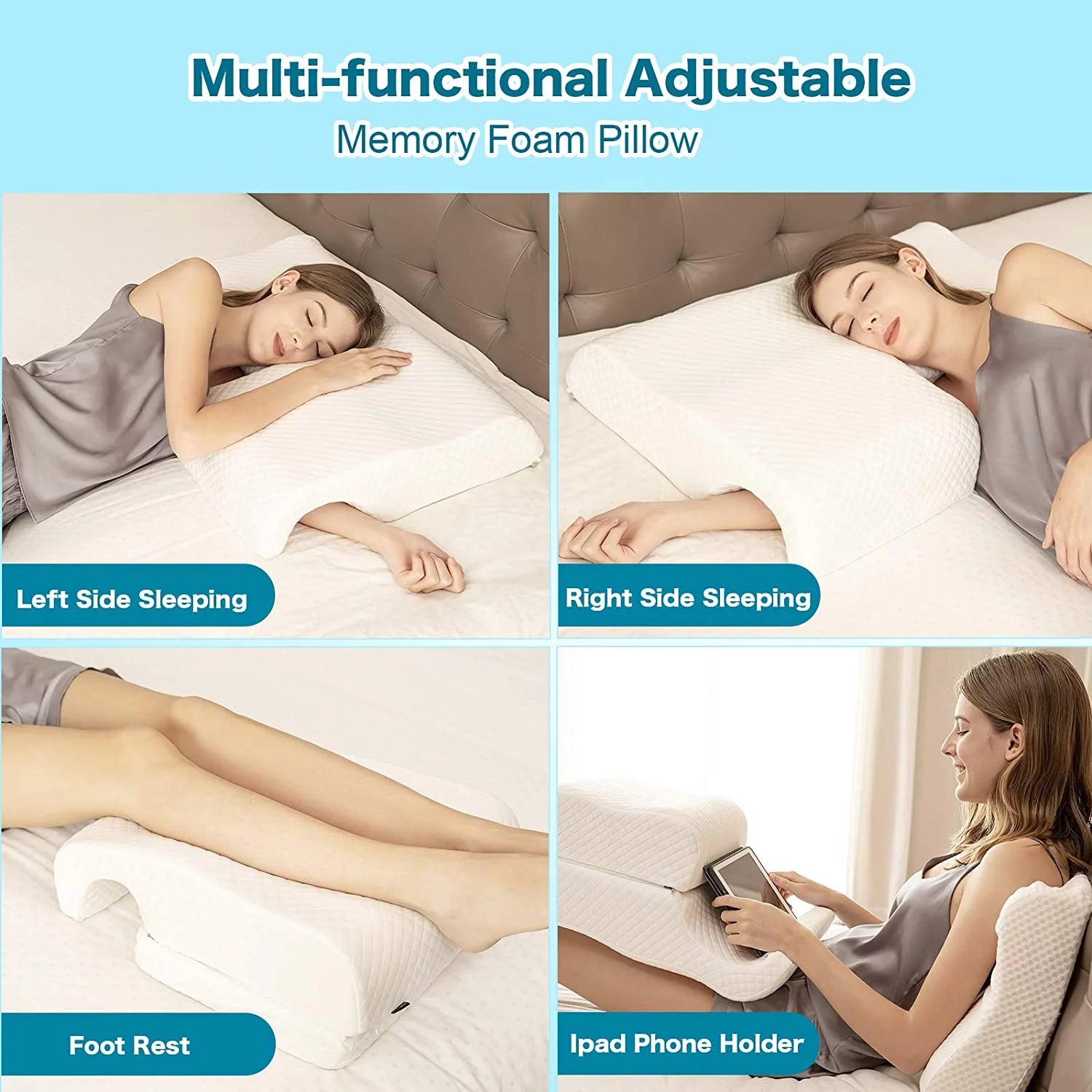 Memory Foam Adjustable Pillow Y337