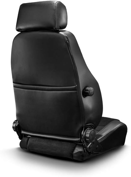 Black Skai Microfibre Reclinable Sport Seat Y62388