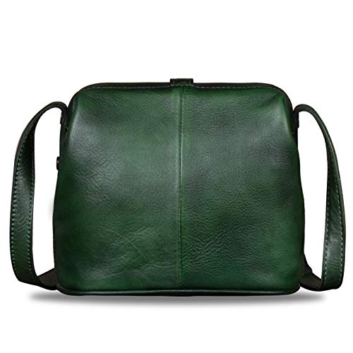 Genuine Leather Crossbody Bag Small Satchel Vintage Mini Purse B138