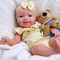16-Inch Full Platinum Silicone Realistic Newborn Baby Dolls U962