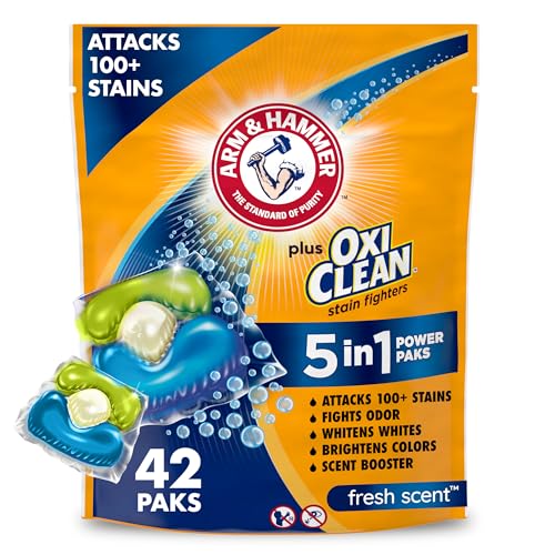 42 Count Laundry Detergent Power Paks U7834