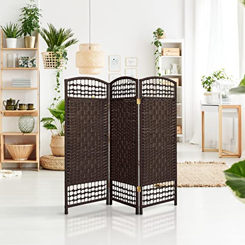 White 4 Panel Folding Screen J800450