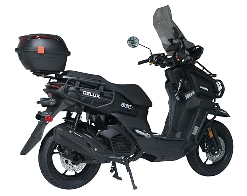 Black 200cc Scooter with 13 inch Wheels O104075