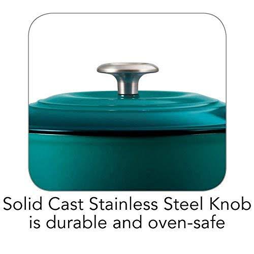 Enameled Cast Iron 6.5 qt Covered Round Dutch Oven A108
