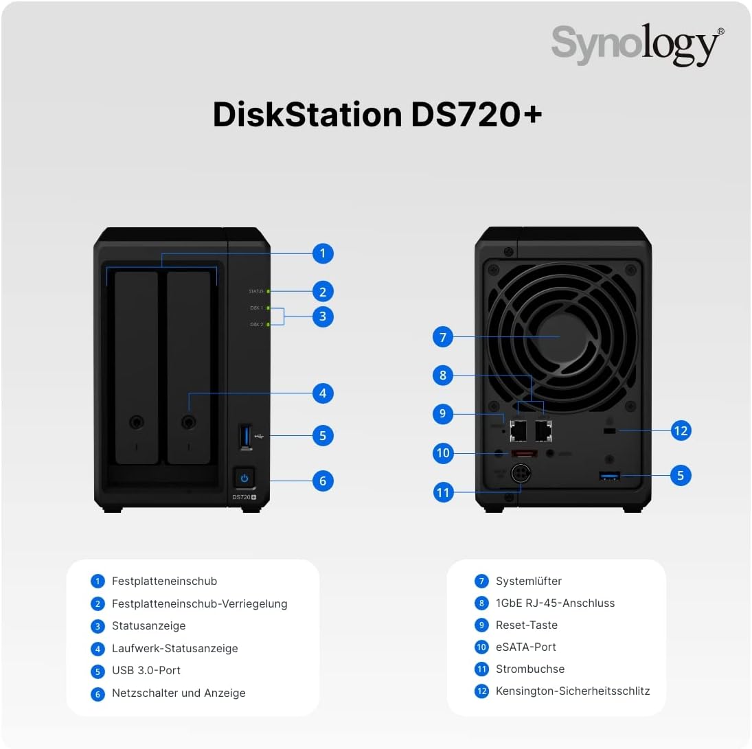 2 bay NAS DiskStation U162