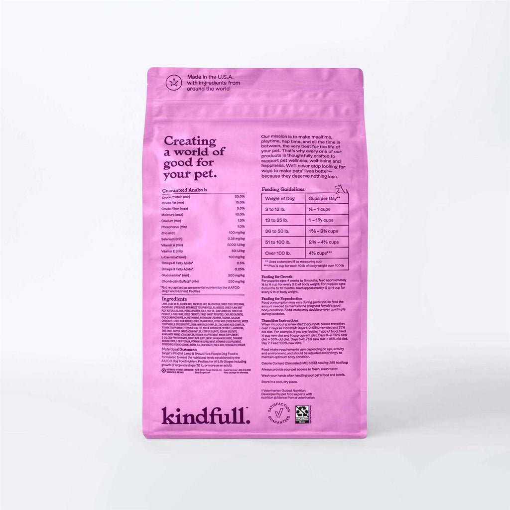 Lamb & Brown Rice Recipe Dry Dog Food L71325