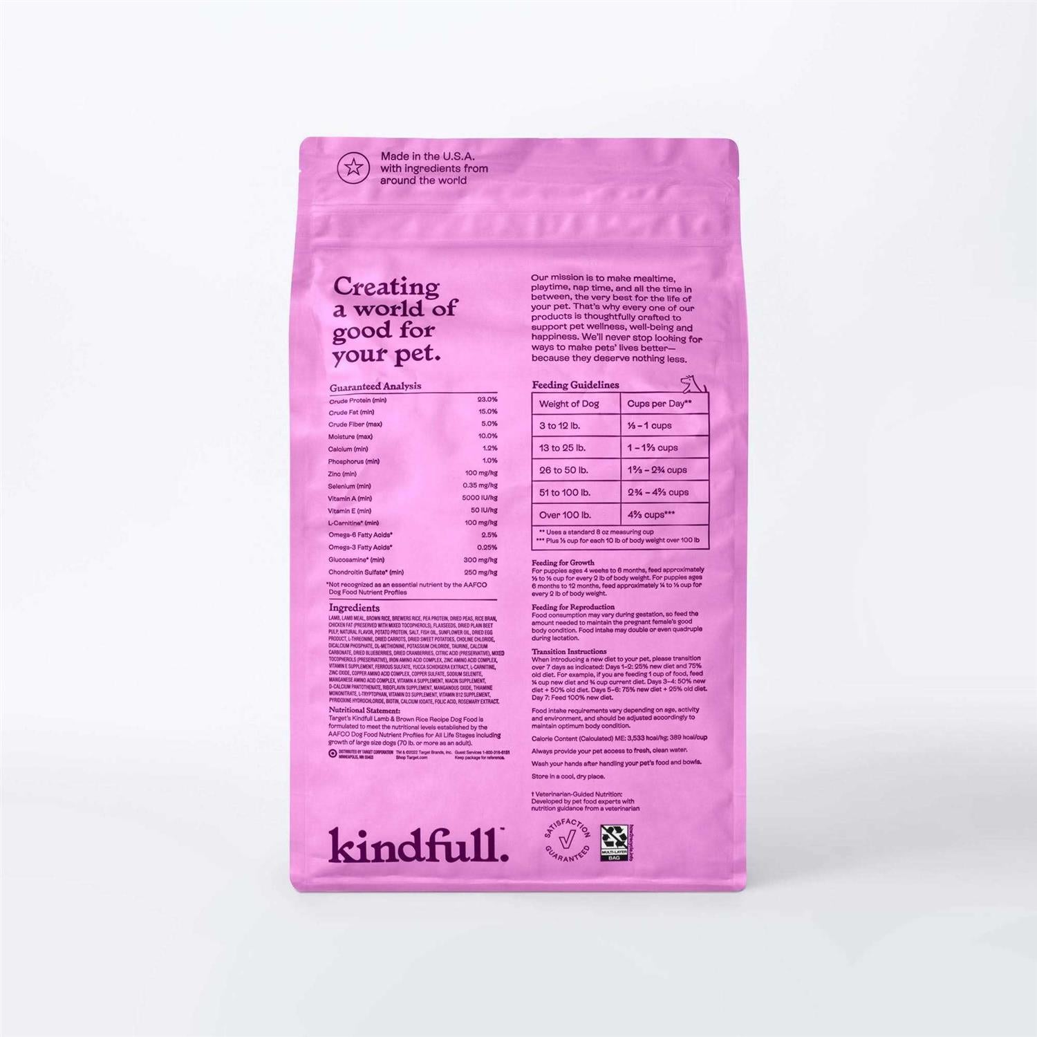 Lamb & Brown Rice Recipe Dry Dog Food L71325
