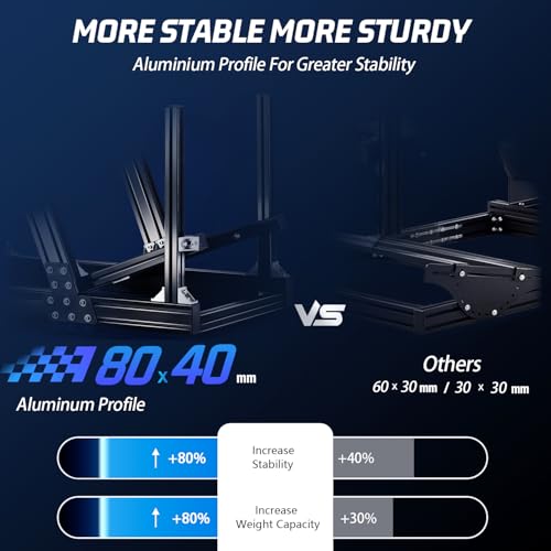 Aluminum Profile Racing Simulator Cockpit with Seat O5790