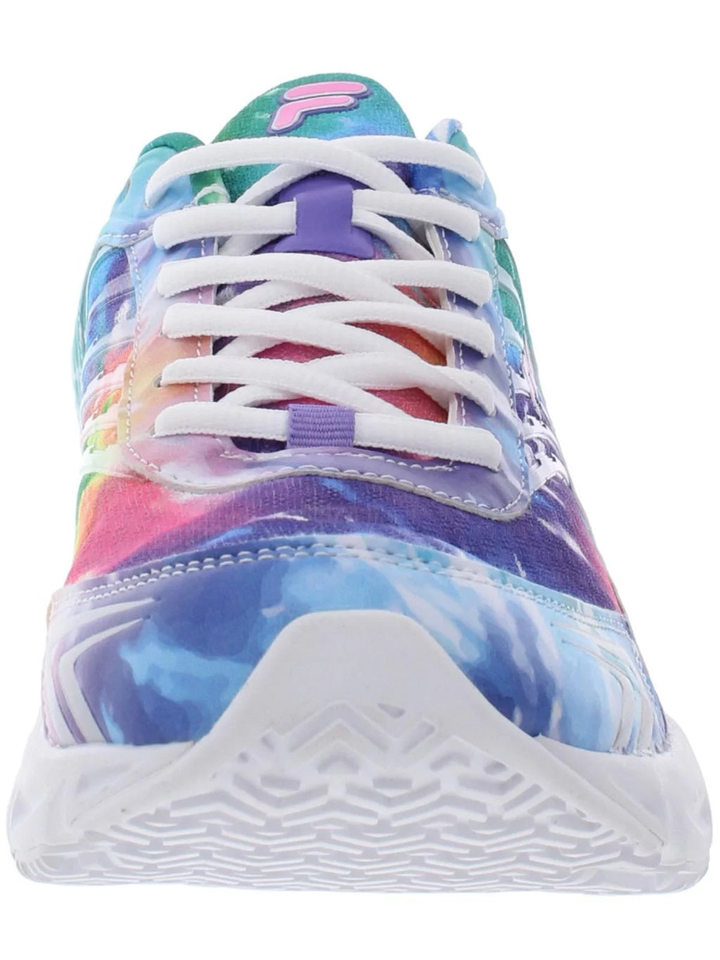 Purple Mesh Slip Resistant Sneakers Size 6 E7924