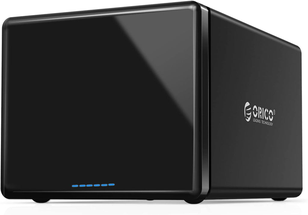 5 Bay Hard Drive Enclosure Magnetic Aluminum USB 3.0 to SATA for 3.5 inch HDD Tool Free Storage Case P802