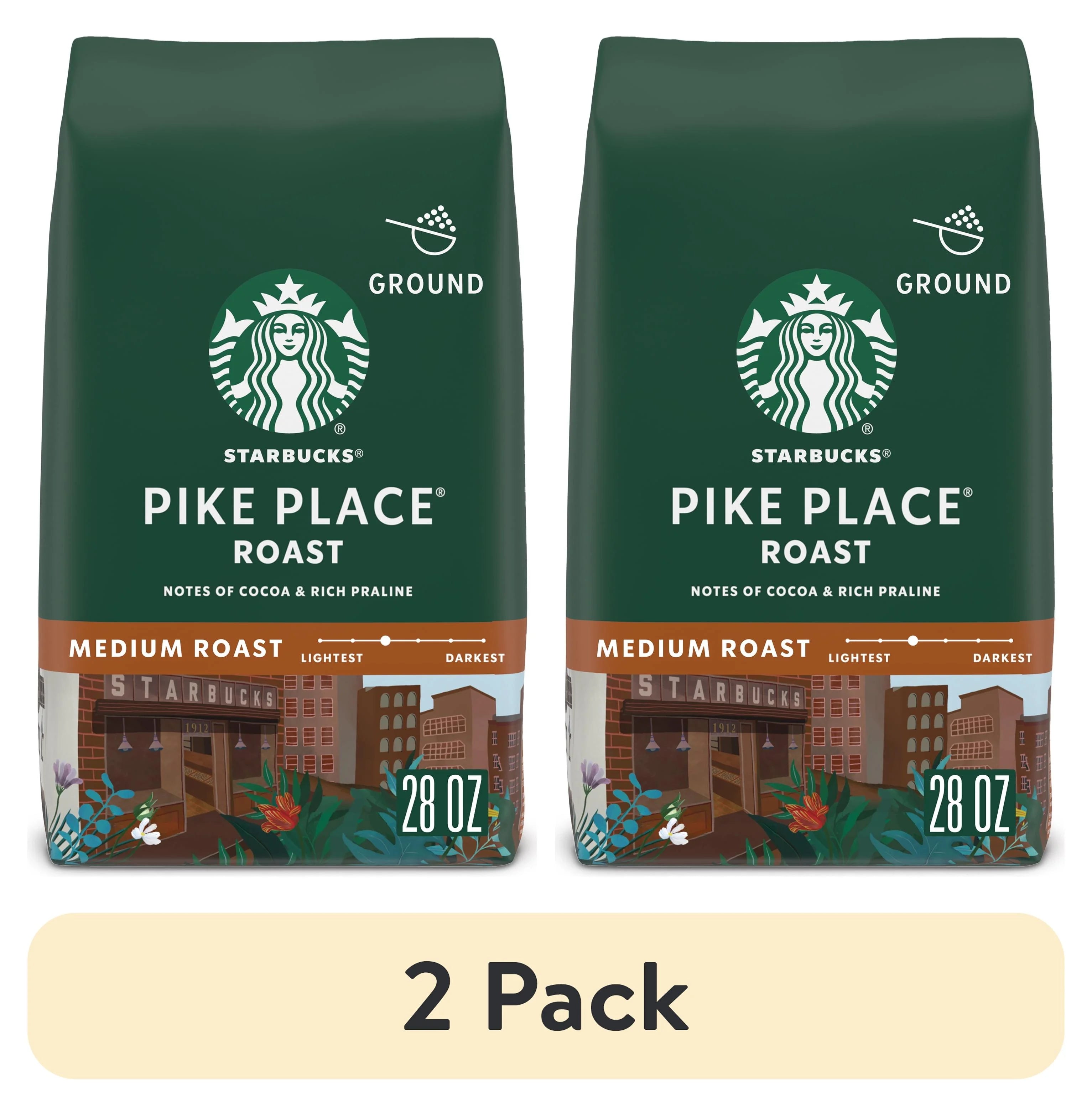 (2 pack) Medium Roast Ground Coffee, 28 oz F9023