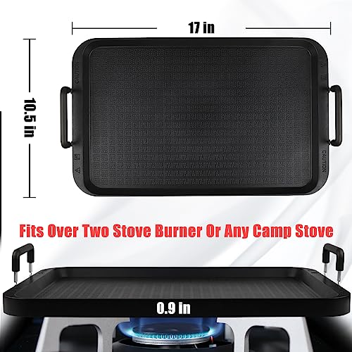 2 Burner Non-Stick Aluminum Griddle U43943