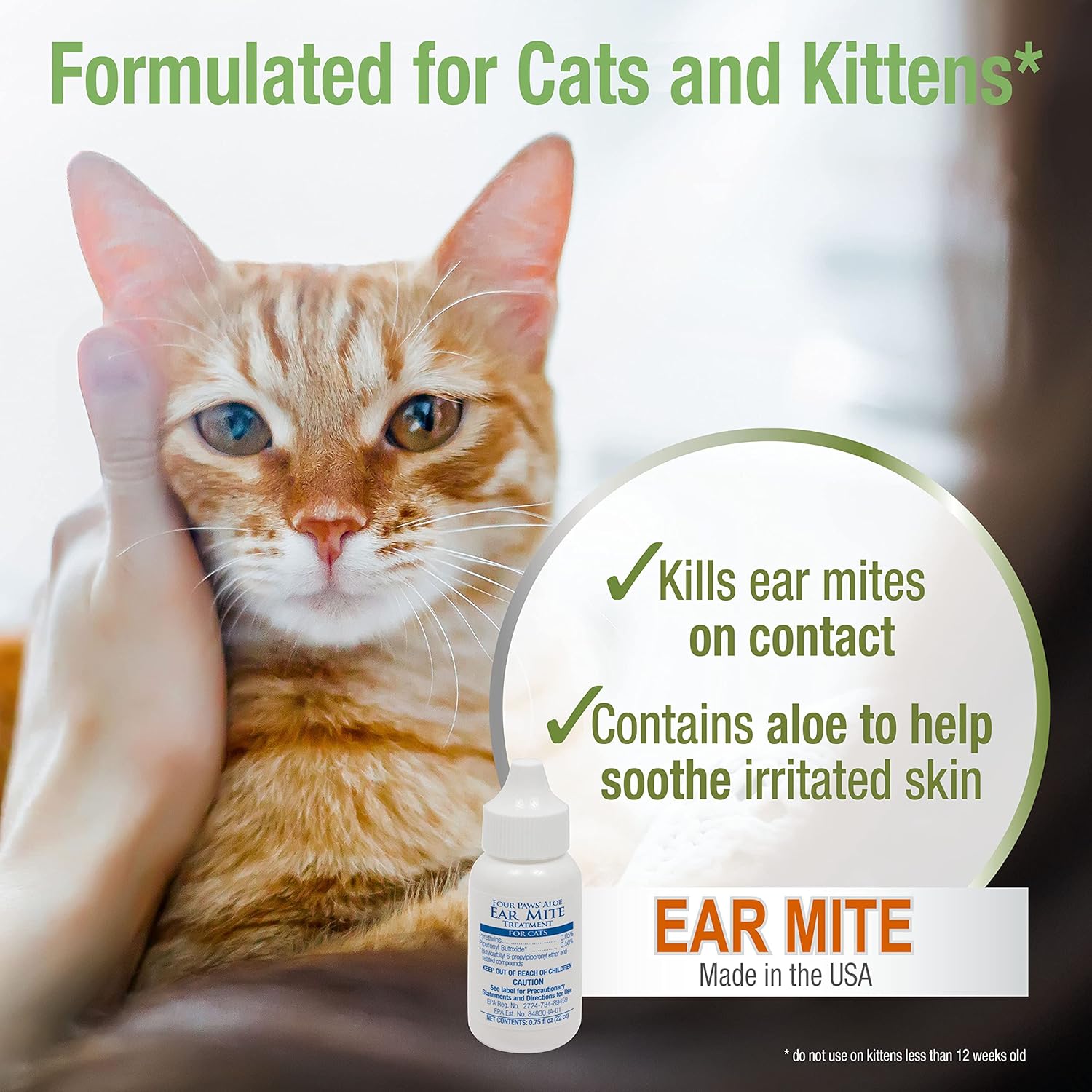 Aloe Ear Mite Treatment 0.75 Fl. Oz. I9074
