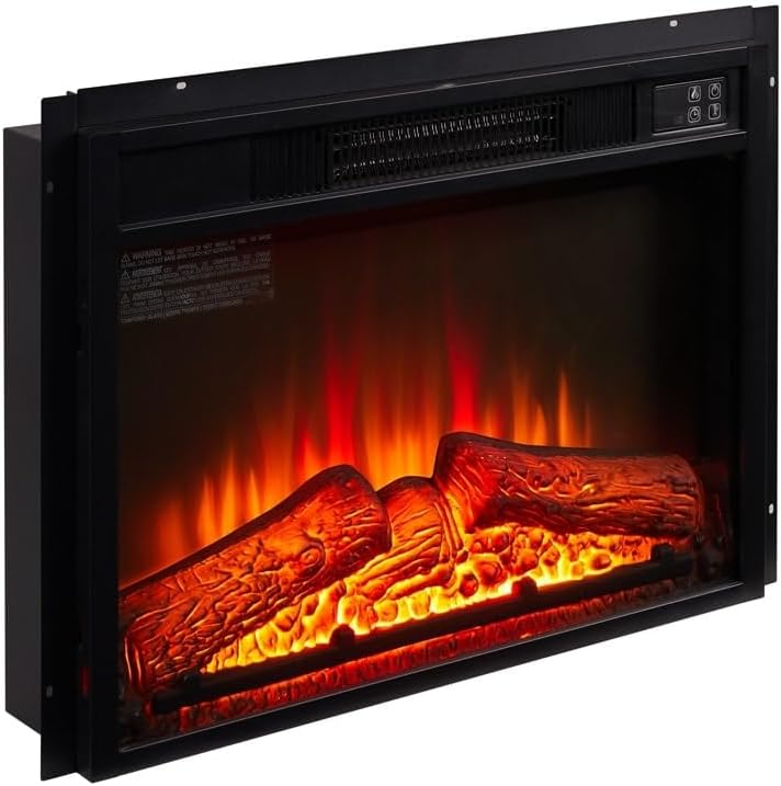 Black 23" Electric Fireplace Insert K11088