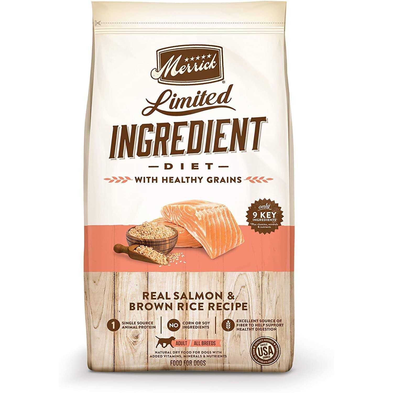 Limited Ingredient Diet Real Salmon & Brown Rice Recipe Dry Dog Food X772