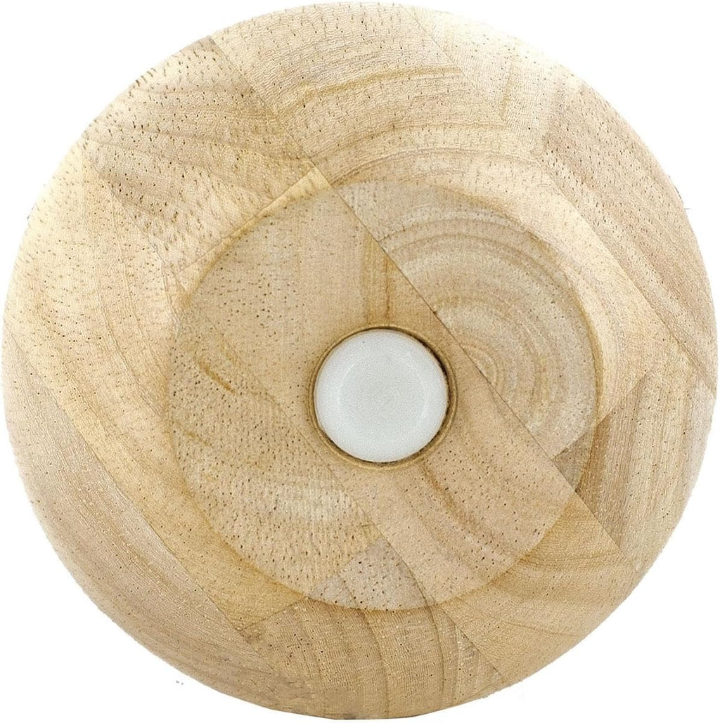 4 Pack Unfinished Solid Hardwood Round Bun Foot I477