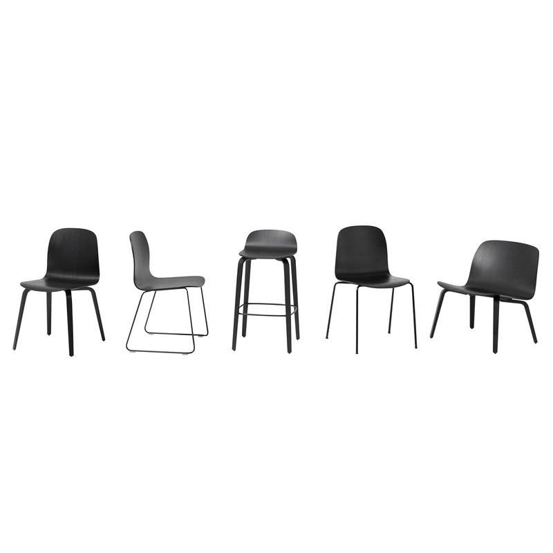 Oak / White Chair with Wood Base F188242