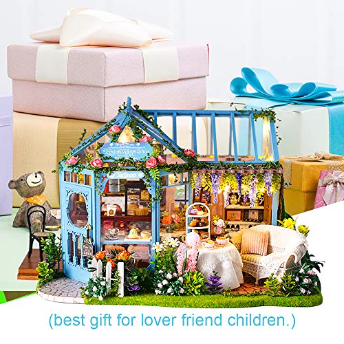 1:24 Scale DIY Dollhouse Kit with Furniture A164791