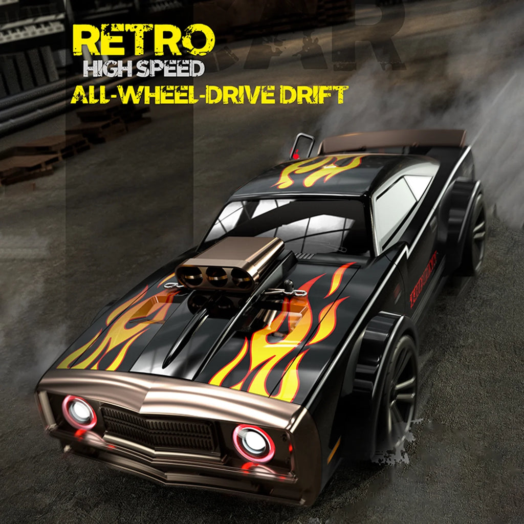 Remote Control Drift Car 2.4GHz 4WD 35kmh RTR with Angel Eye Headlights Z202