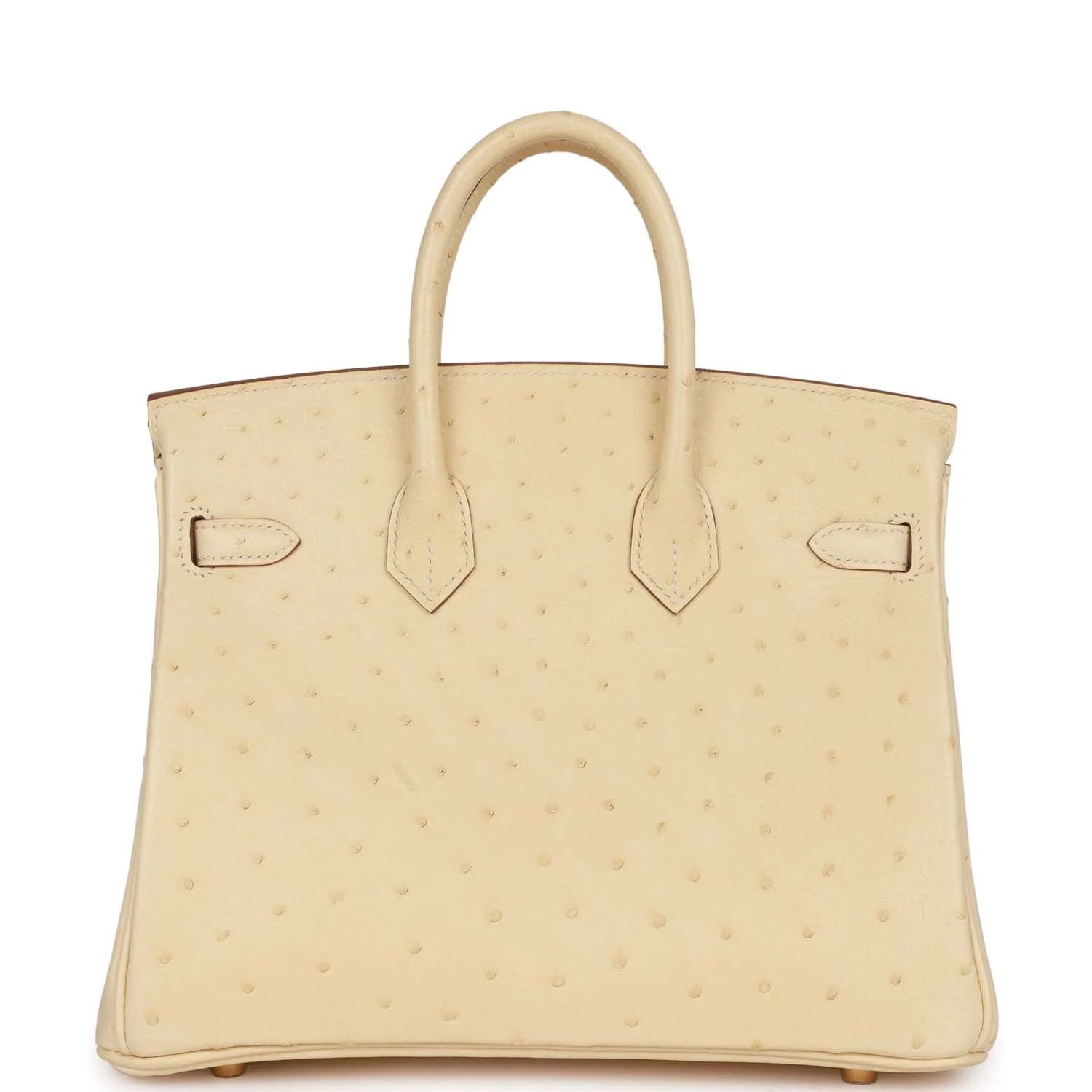 Vanille Ostrich Boreal Gold Hardware Birkin 25 H705