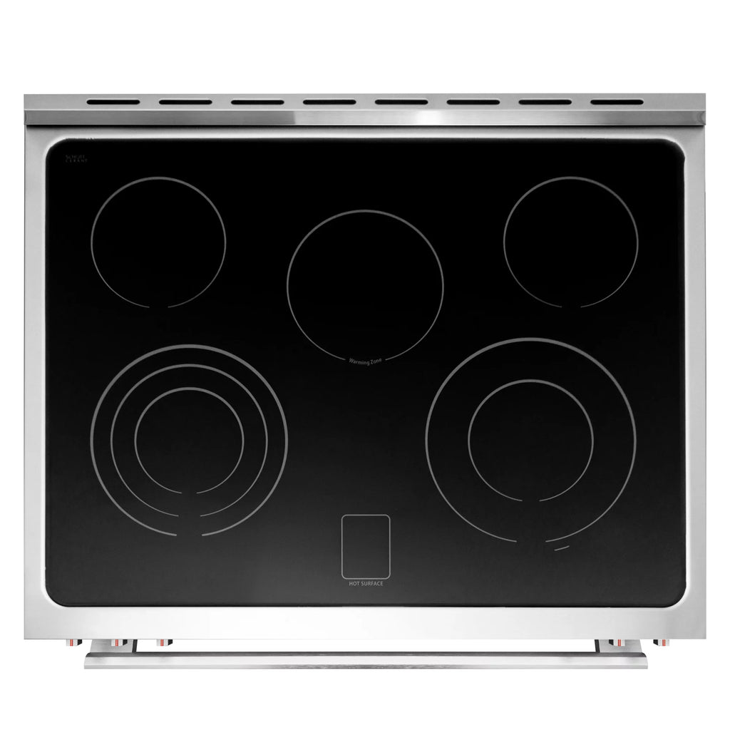 2 Piece Kitchen Appliance Package with 30" Over The Range Microwave & 30" Freestanding Electric Kitchen Stove U401