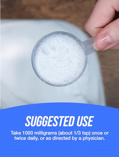 Calcium Aspartate Powder 1000mg (200mg Calcium) per Serving, 500g (1.1 lbs) L464