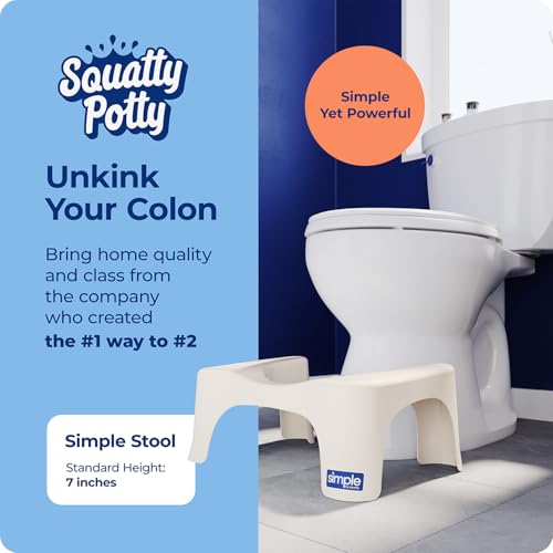 Black 7" Bathroom Toilet Stool S4663