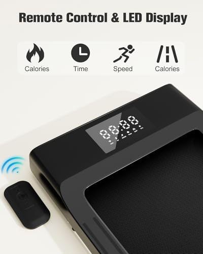 2 in 1 Under Desk Treadmill with Remote Control R651724