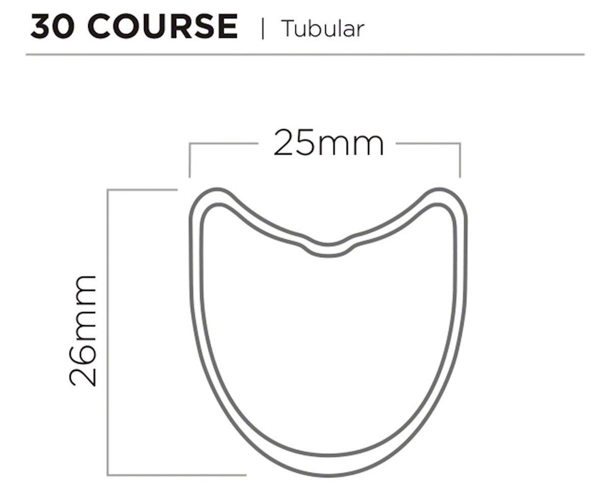 30 Course DISC-BRAKE Tubular Rear Wheel P4807