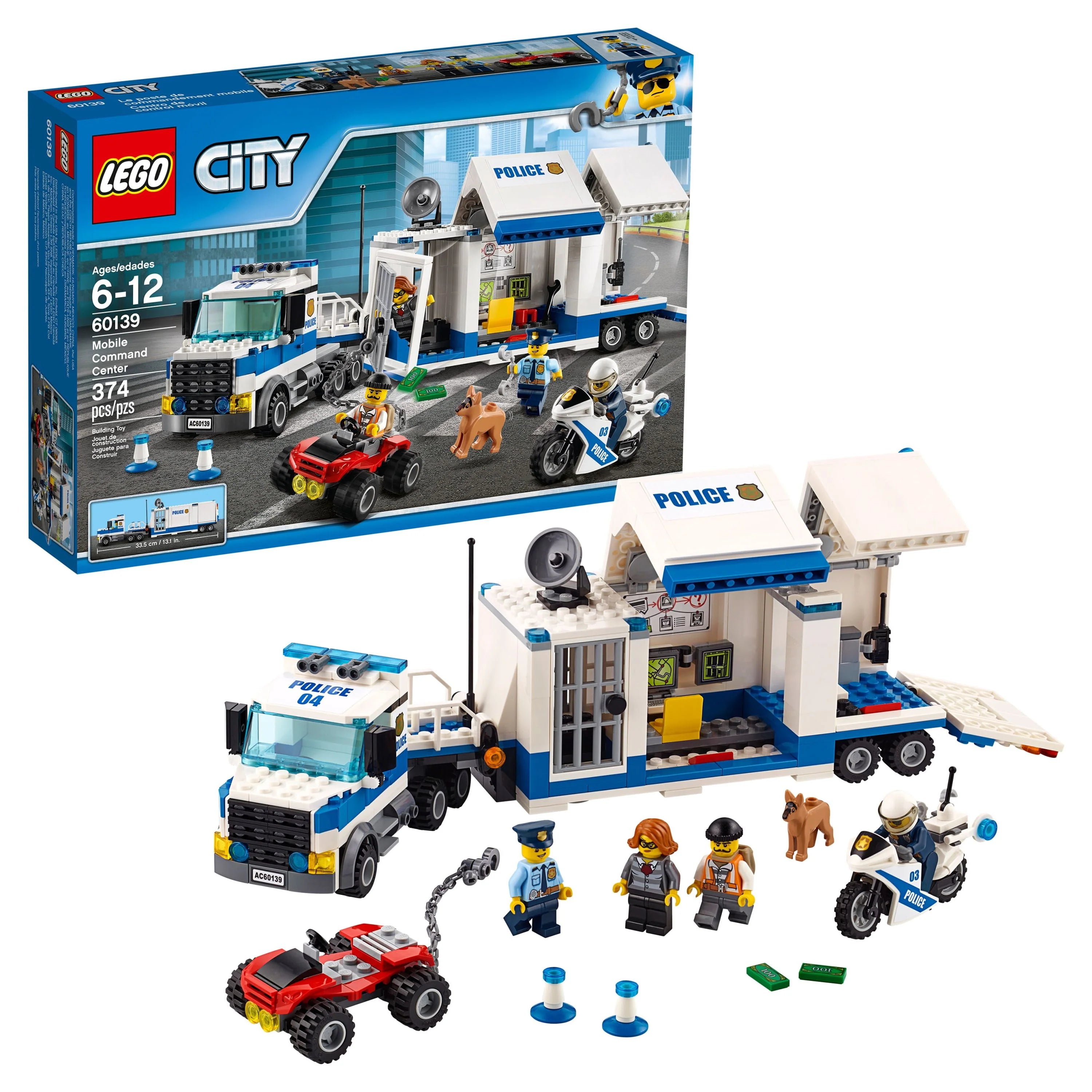 LEGO City Police Mobile Command Center 374 Pieces Z501851
