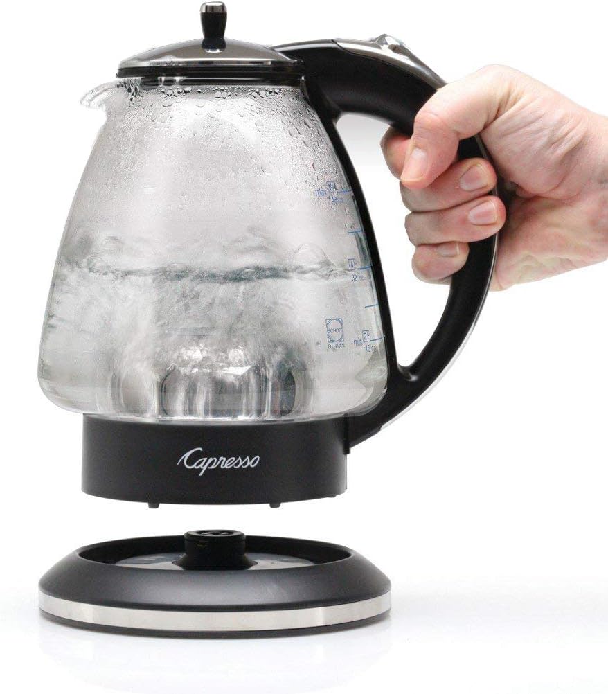 48 oz Black Polished Chrome Rapid-Boil Kettle X8695