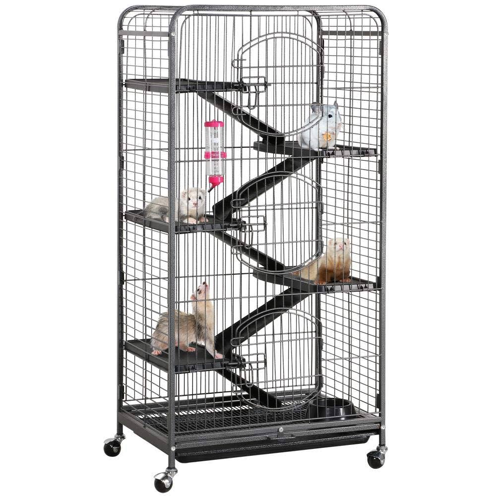 Black 6 Level Small Animal Cage X73737
