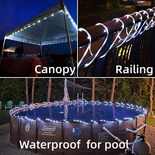 Purple Solar Outdoor Rope Lights, 72ft 200 LED N823684