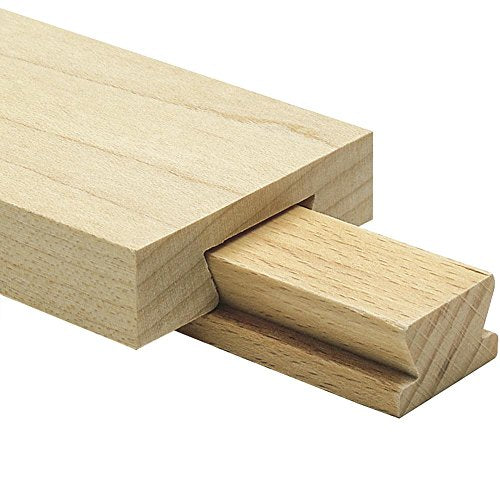 22" Interlocking Dovetail Bottom Mount Wooden Drawer Slides V2053