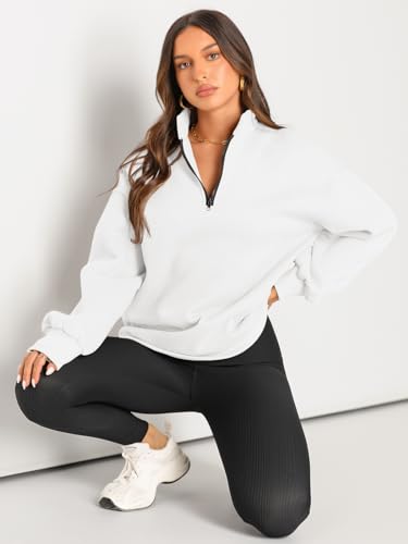 Oversized Half Zip Hoodie Q857363