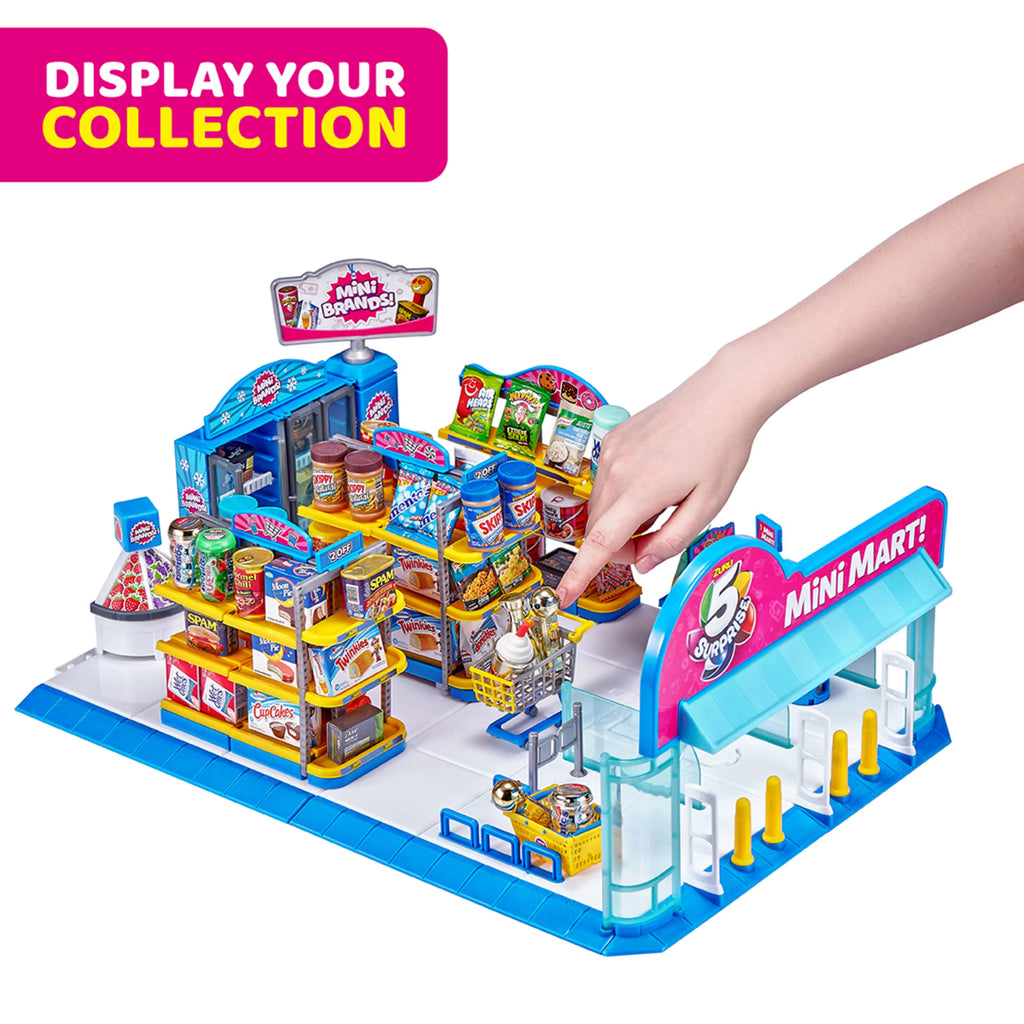 Mini Brands Series 2 Electronic Mini Mart with 4 Mystery Mini Brands Playset J431