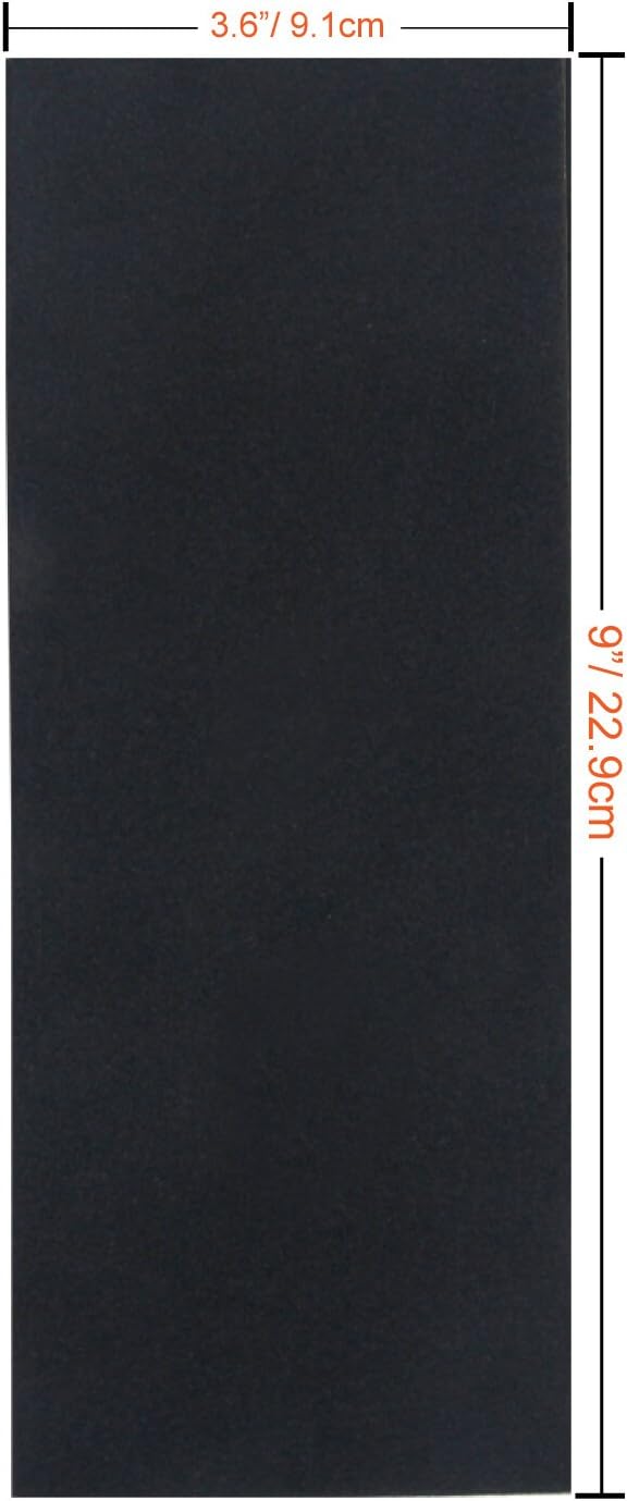 42 Pcs Wet Dry Sandpaper 120 to 3000 Grit Assortment 9 x 3.6 Inches Abrasive Paper Sheets J504952