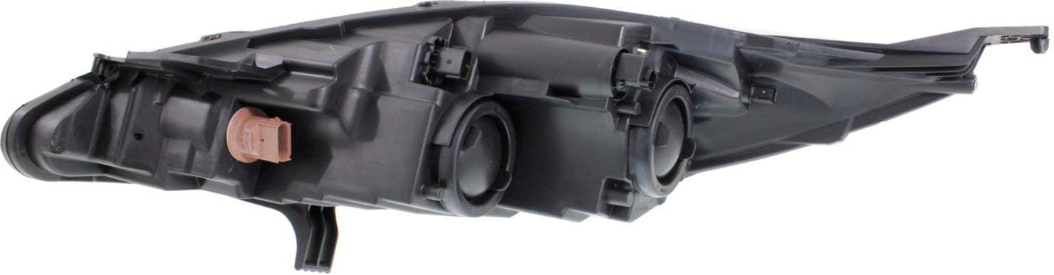 Headlight Set of 2 Clear Lens Halogen Composite Z103309