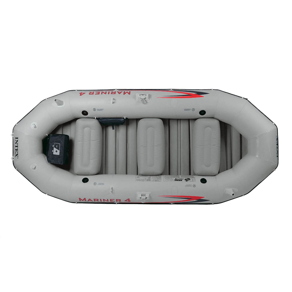 4 Person Inflatable Dinghy Boat with Pump and Oars Set K318