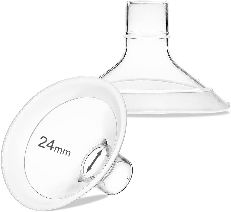 24mm Breast Shields Breast Pump Flanges, 2pcs Y4336